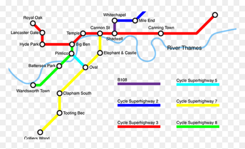 Subway Bike Map, HD Png Download - subway sub png