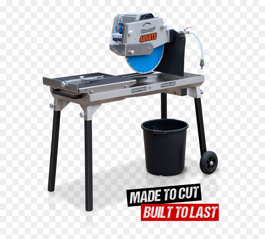 Stainless Steel Brick Saw - Machine Tool, HD Png Download - diamond block png