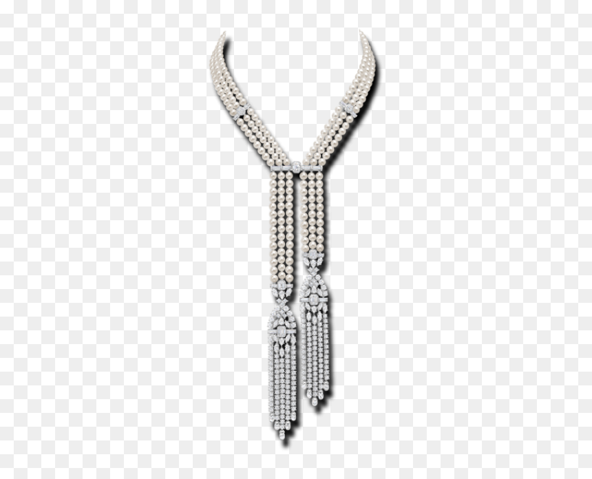 Diamond, Pearl, Necklace, Fancy Combo, Draperie, Platinum - Pendant, HD Png Download - diamond block png