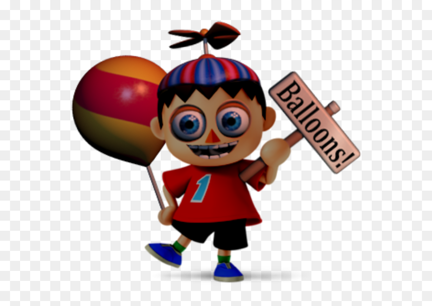 Five Nights At Freddy"s 2 Five Nights At Freddy"s 3 - Animal Crossing Villager Balloon Boy, HD Png Download - balloon boy png