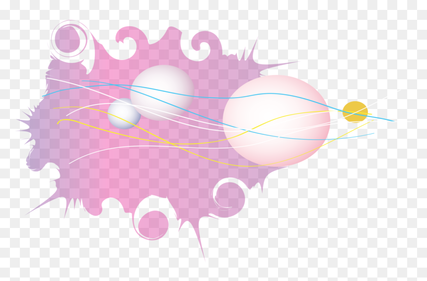 Pink,petal,graphic Design - بقع لونيه, HD Png Download - watercolor splotch png