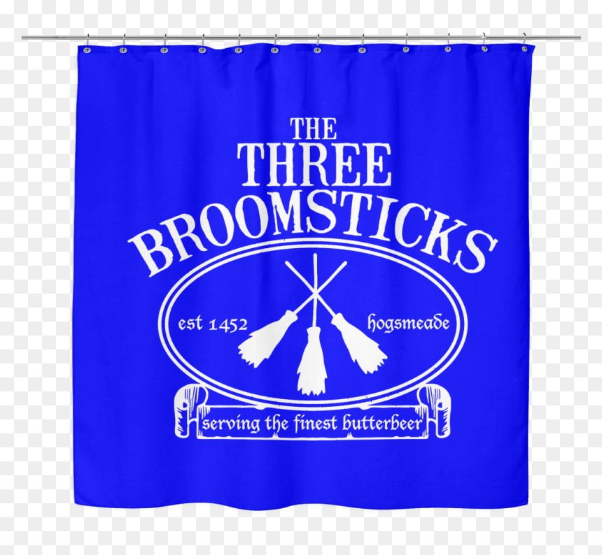 The Three Broomsticks Shower Curtain - Bike Race, HD Png Download - lil broomstick png