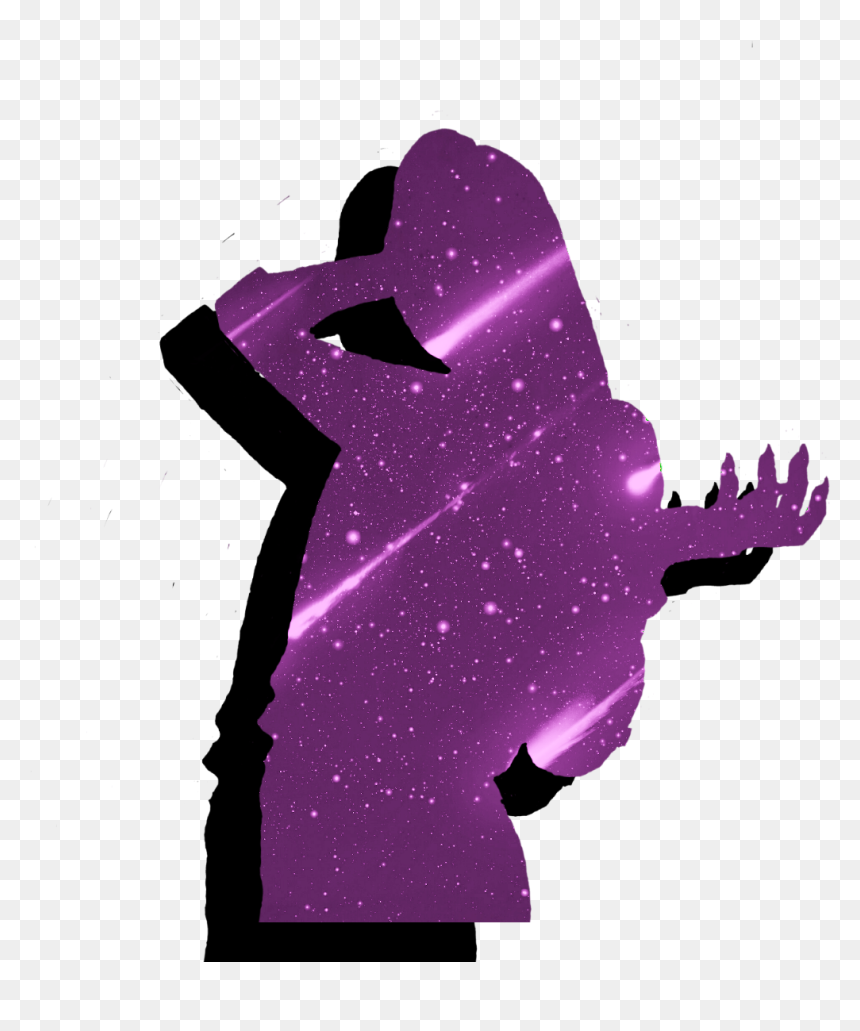 #girl #stars #falling Star #freetoedit - Cartoon, HD Png Download - falling star png