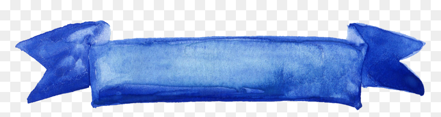 Transparent Blue Banner Png - Blue Watercolor Banner Png, Png Download - watercolor splotch png