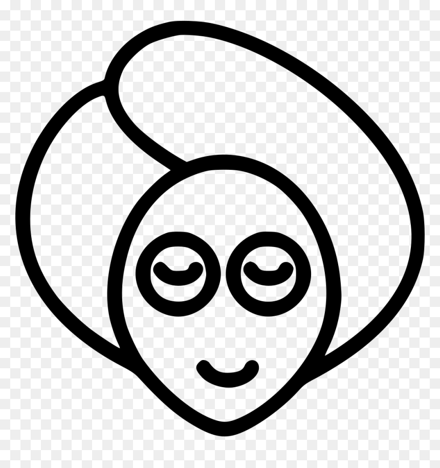 Face Spa Mask Beauty Head - Circle, HD Png Download - spa facial png