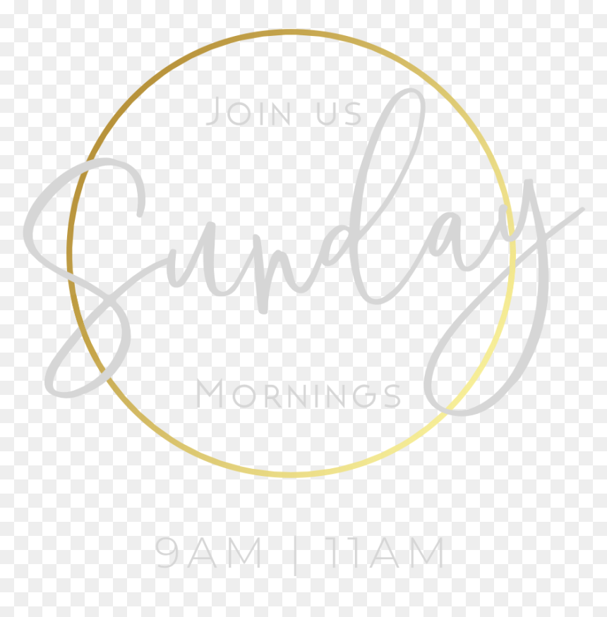 Sunday Service Cicle W - Calligraphy, HD Png Download - cicle png