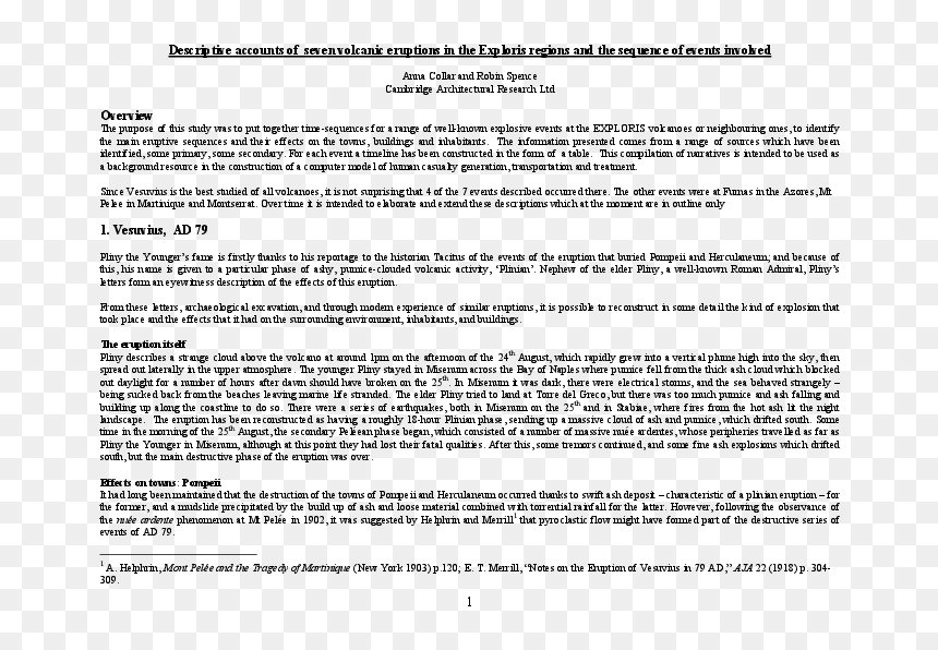 Document, HD Png Download - volcano eruption png