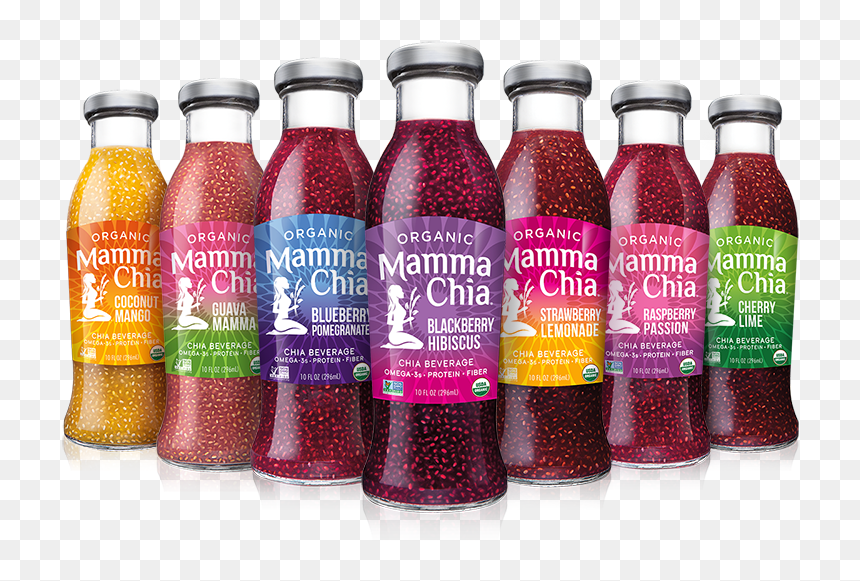 Chia Seed Drink Mamma Chia, HD Png Download - blackberry fruit png