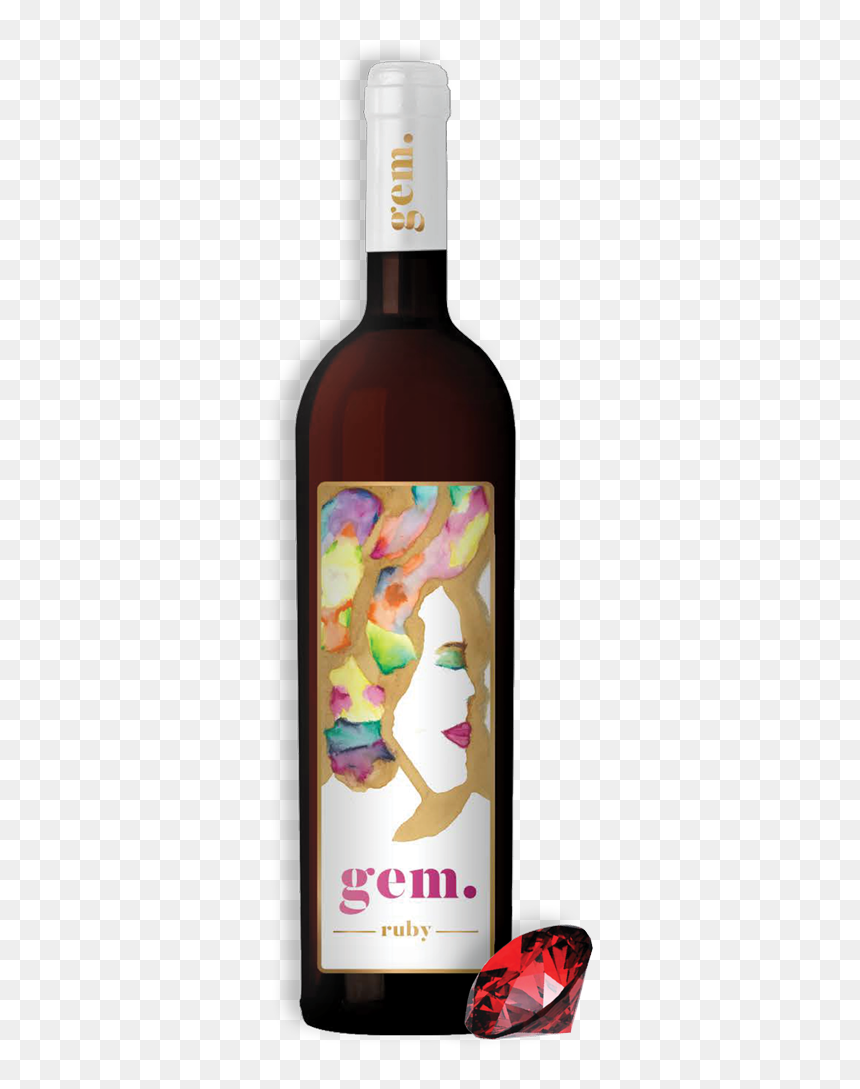 Glass Bottle, HD Png Download - ruby gem png