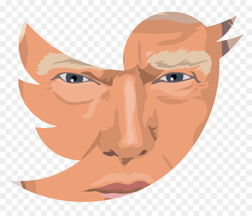 "never Trumpers - Black And White, HD Png Download - trump cartoon png