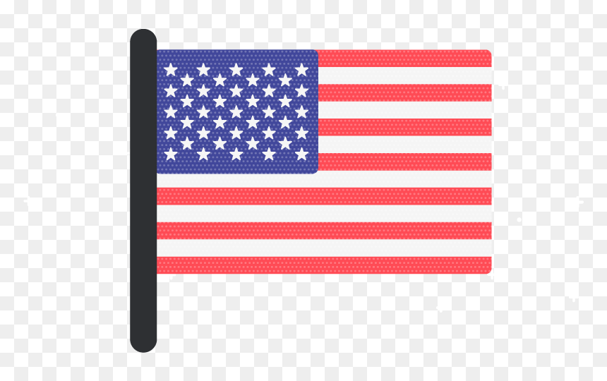 American Flag And Tacos, HD Png Download - usa flag.png