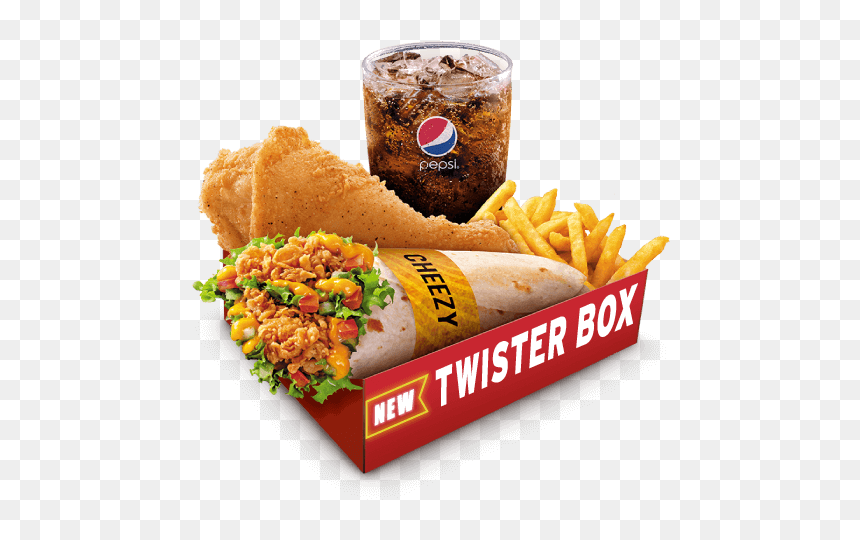 Kfc Twister Box - Kfc Menu Twister Box, HD Png Download - twister png