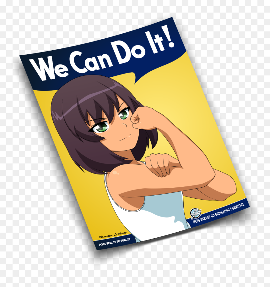 Image Of *sparkle* We Can Do It - Cartoon, HD Png Download - weeb png