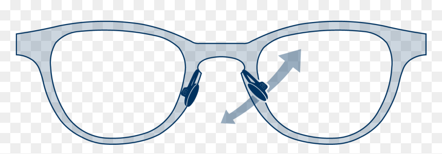 Adjustable Nose Pads Glasses Frames - Indian Dental Association, HD Png Download - glasses frames png