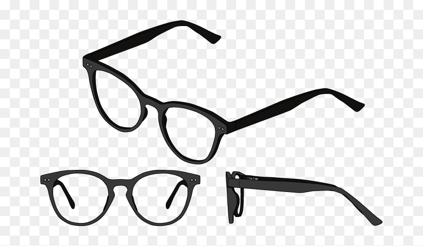 Glasses, HD Png Download - glasses frames png