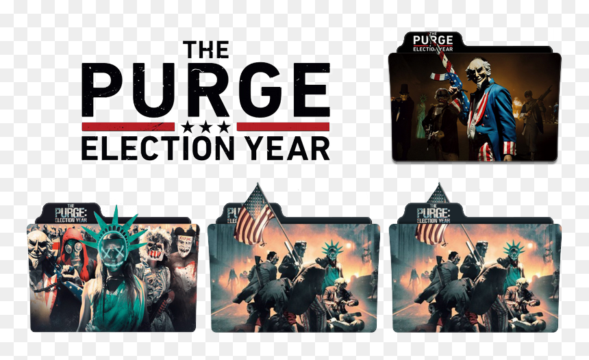 Election Year 2016 Pictures Png - Purge Election Year Dead Bodies, Transparent Png - folder icons png