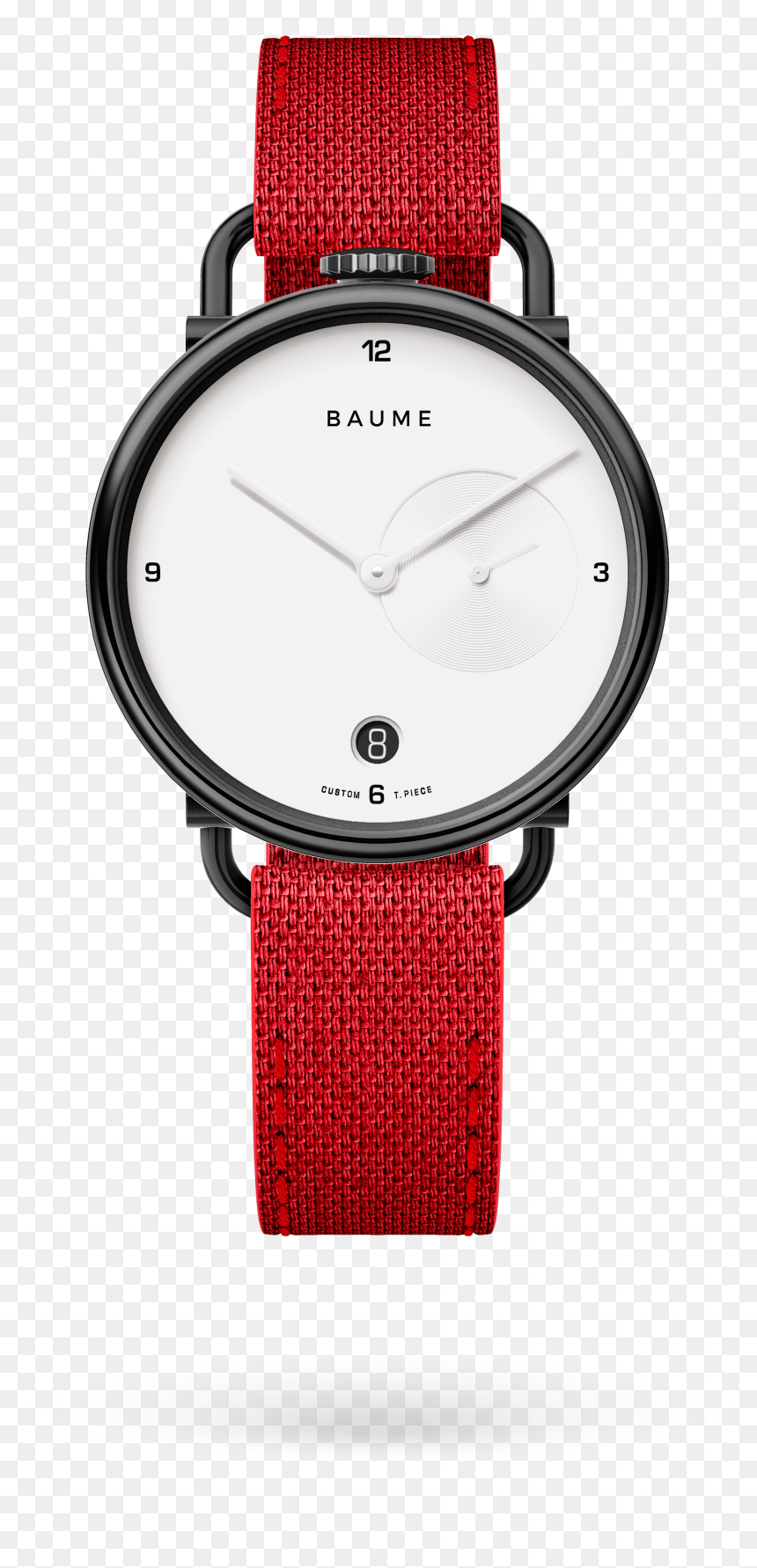 Watch Hands Png -35mm Date Unisex Custom Watch Ronda - Claude Bernard 80093 3 Ain, Transparent Png - case png
