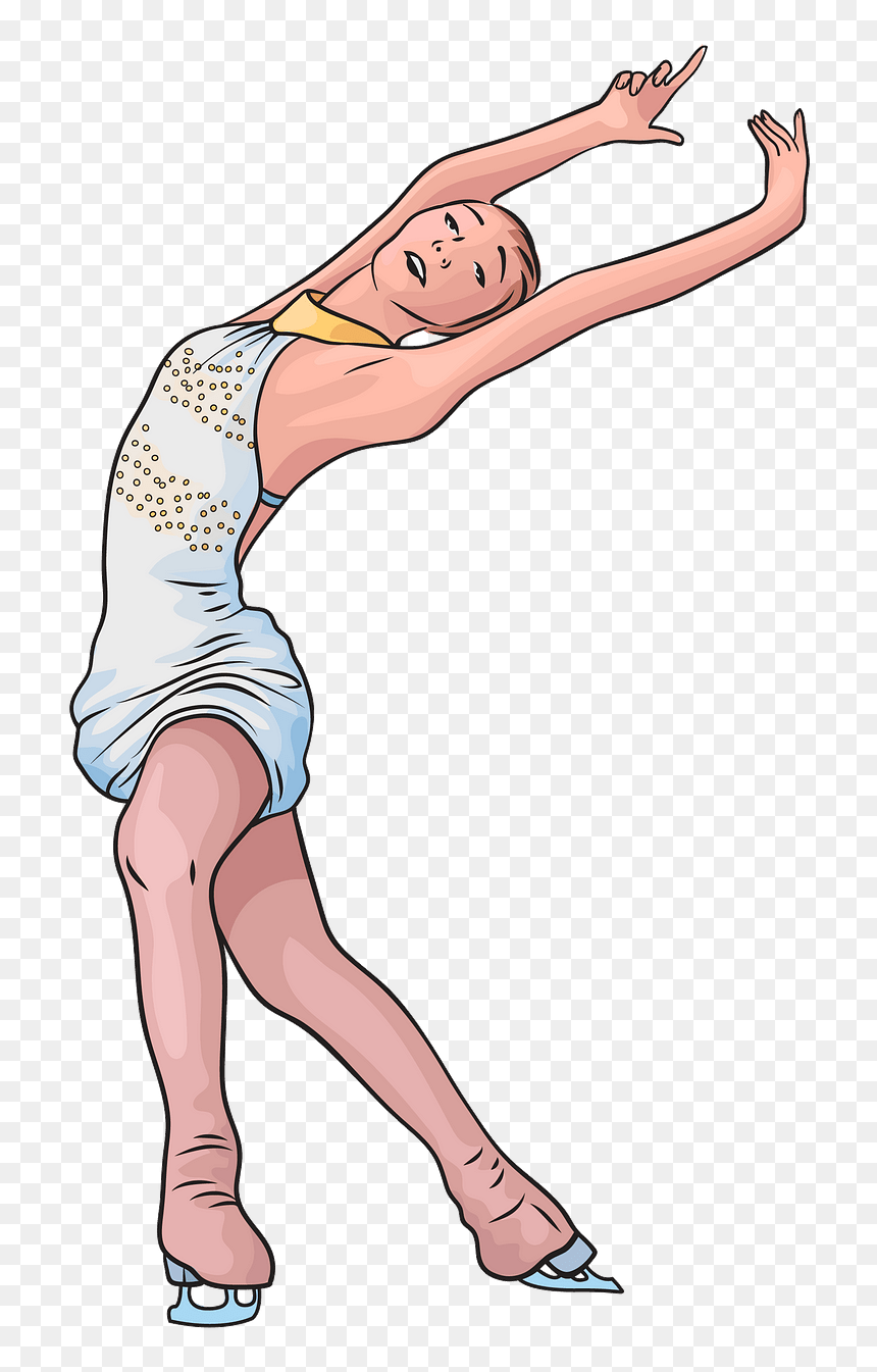 Figure Skating Jumps, HD Png Download - ice skater png