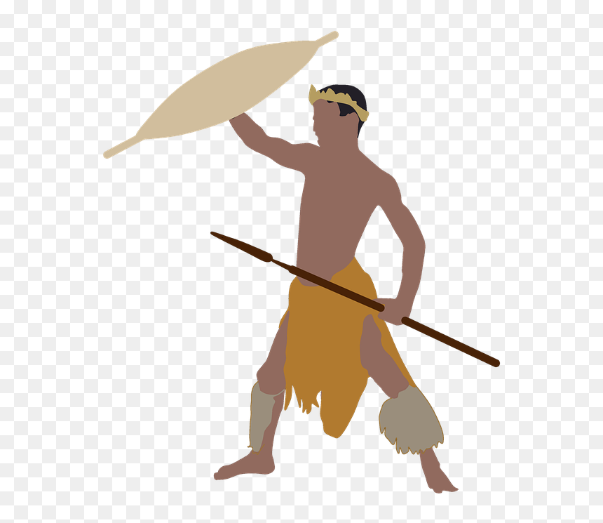 Africa, African, Warrior, Traditional, Man, Body - Guerreiro Africano, HD Png Download - warrior.png