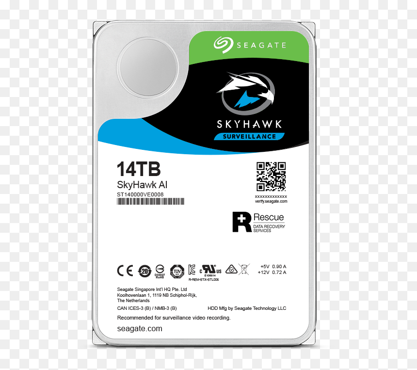 Seagate Skyhawk 14tb, HD Png Download - seagate logo png