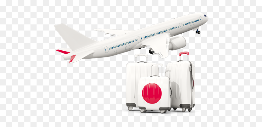 Luggage With Airplane - Airplane Israel Png, Transparent Png - flight icon png