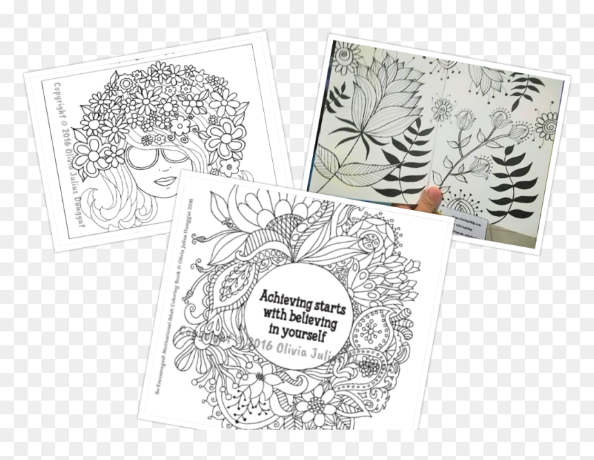 You Can Also Color Your Doodles Like This - Doodle, HD Png Download - png doodles