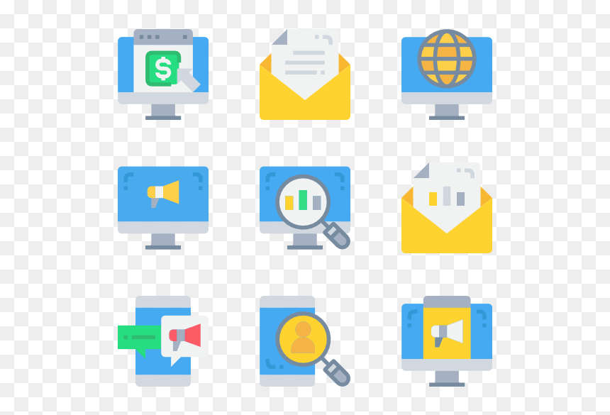 Clip Art, HD Png Download - digital marketing icons png