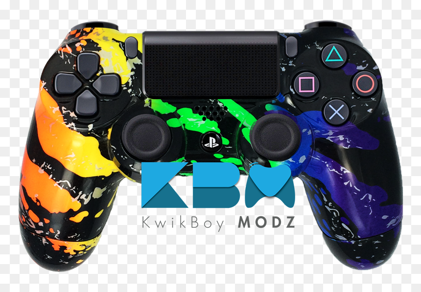 Ps4 Camouflage Controller Blue, HD Png Download - dualshock 4 png