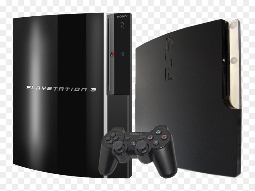 File - Ps3&ps3slim - Ps3 5th Generation, HD Png Download - dualshock 4 png
