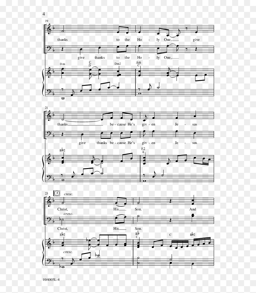 Give Thanks Thumbnail - Sheet Music, HD Png Download - thumbnail background png