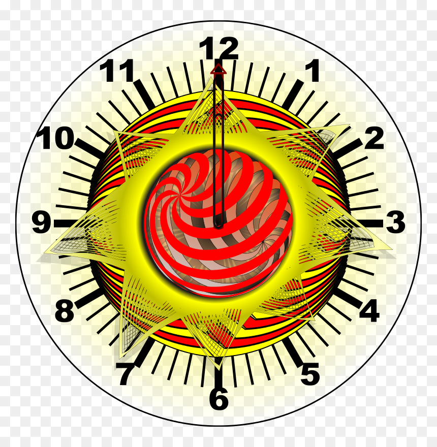 Free Clipart Clock Pitt Ess - Clock Template, HD Png Download - wall clock png