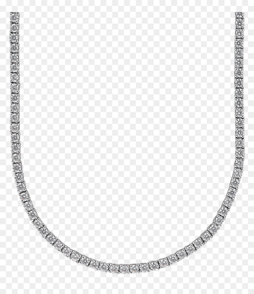 Madeleine Diamond Drape Necklace - Necklace Silver Chain, HD Png Download - drape png