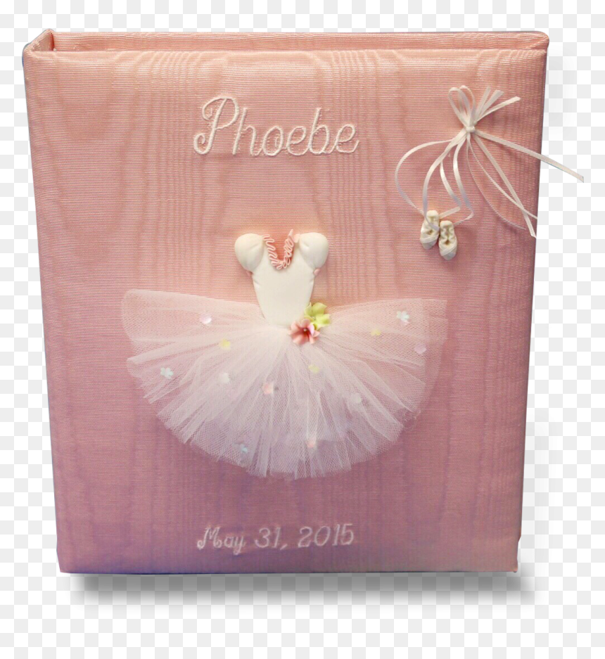 Ballerina Personalized Baby Memory Book - Christmas Card, HD Png Download - baby ballerina png