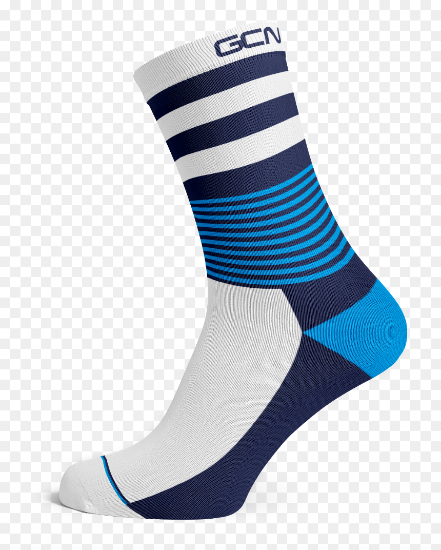 Sock, HD Png Download - blue stripes png