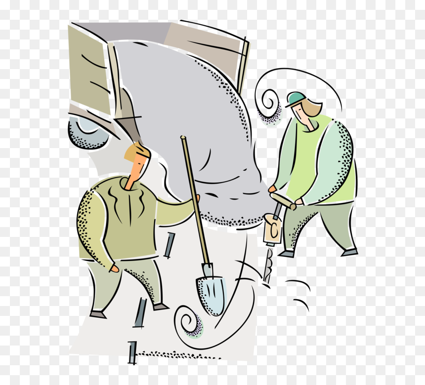 Construction Work Crew Png - Street Construction Vector Png, Transparent Png - jackhammer png