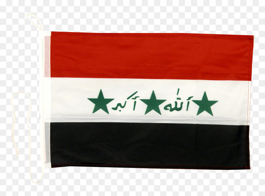 Iraq Old 1991-2004 Boat Flag - Flag, HD Png Download - iraq flag png