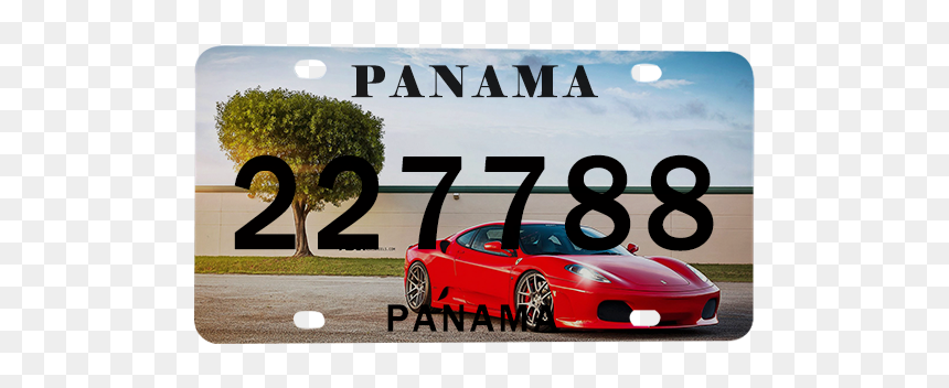 Supercar, HD Png Download - blank license plate png