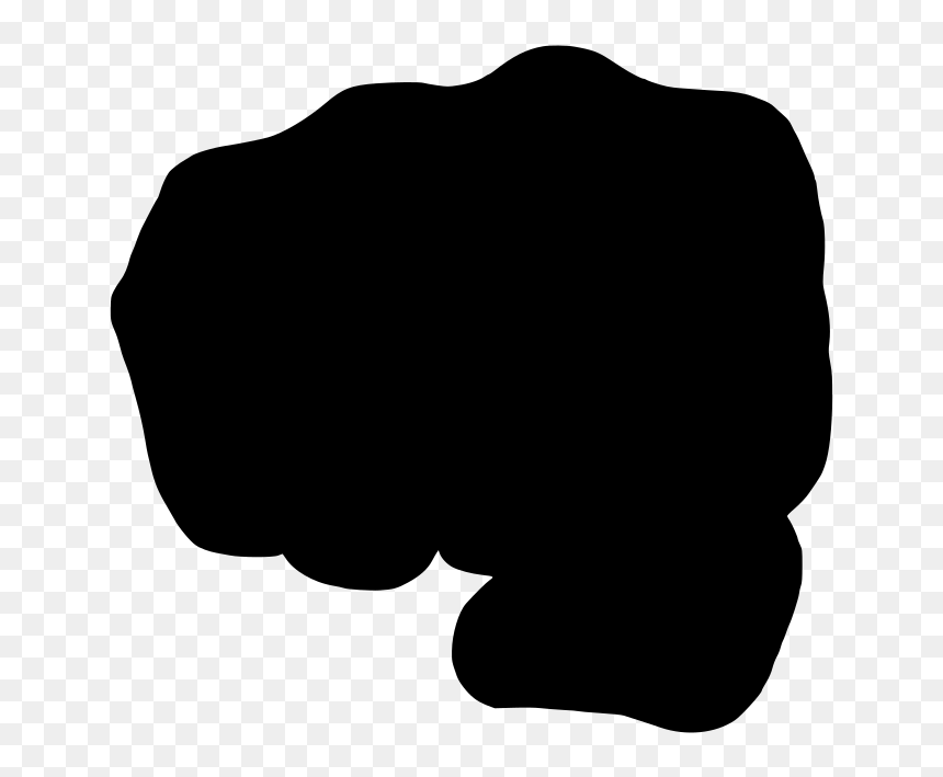Silhouette, HD Png Download - fist icon png