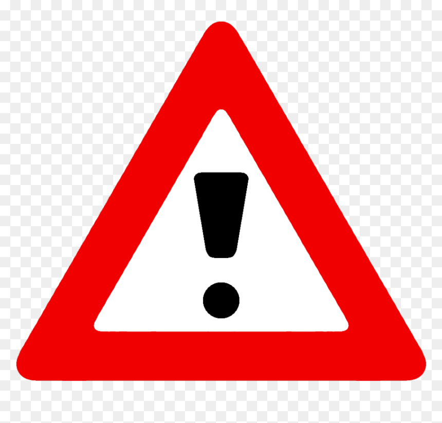 Warning Sign Icon Png, Transparent Png - cb png