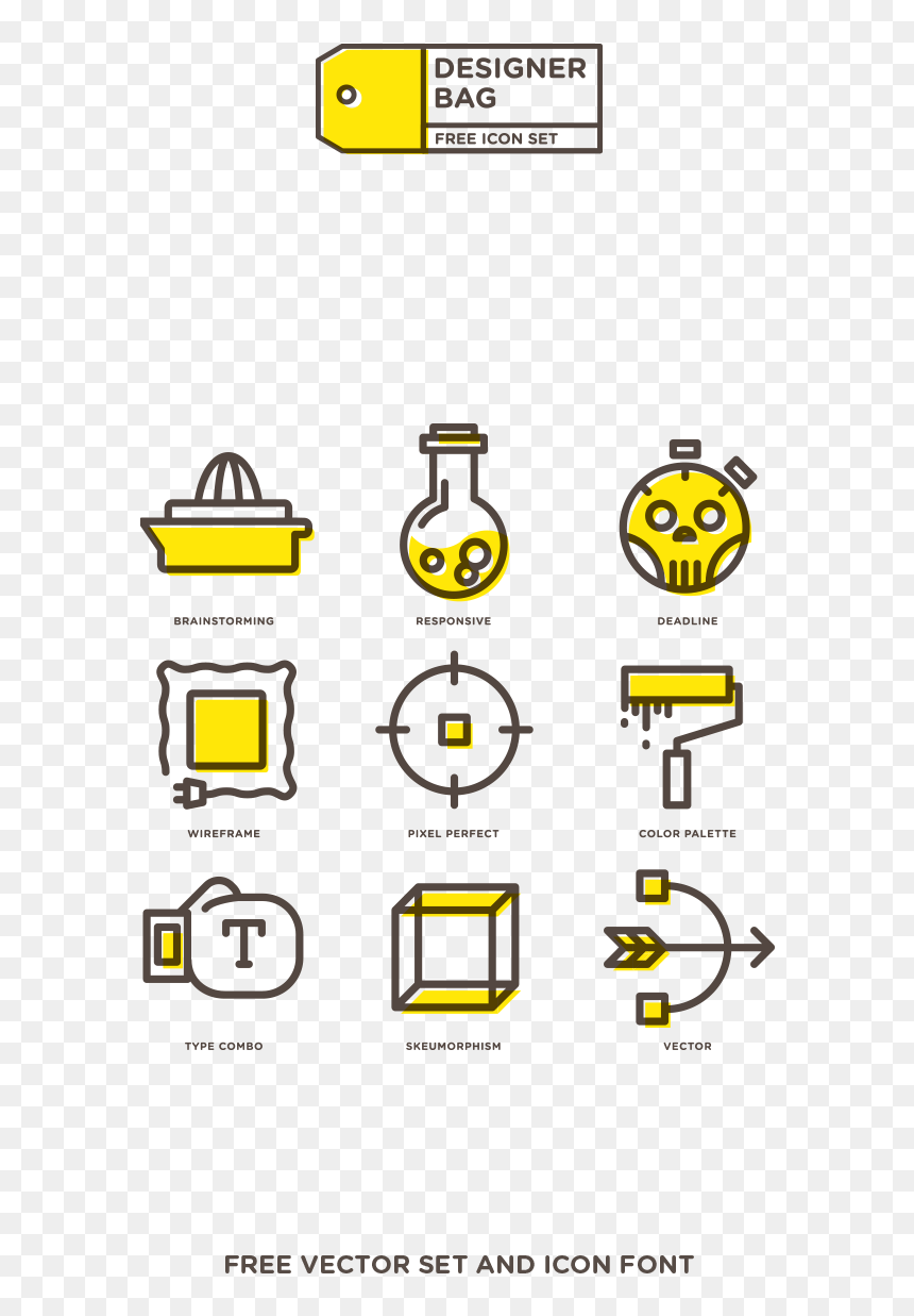 Behance Web Design Icon, HD Png Download - bag icon png