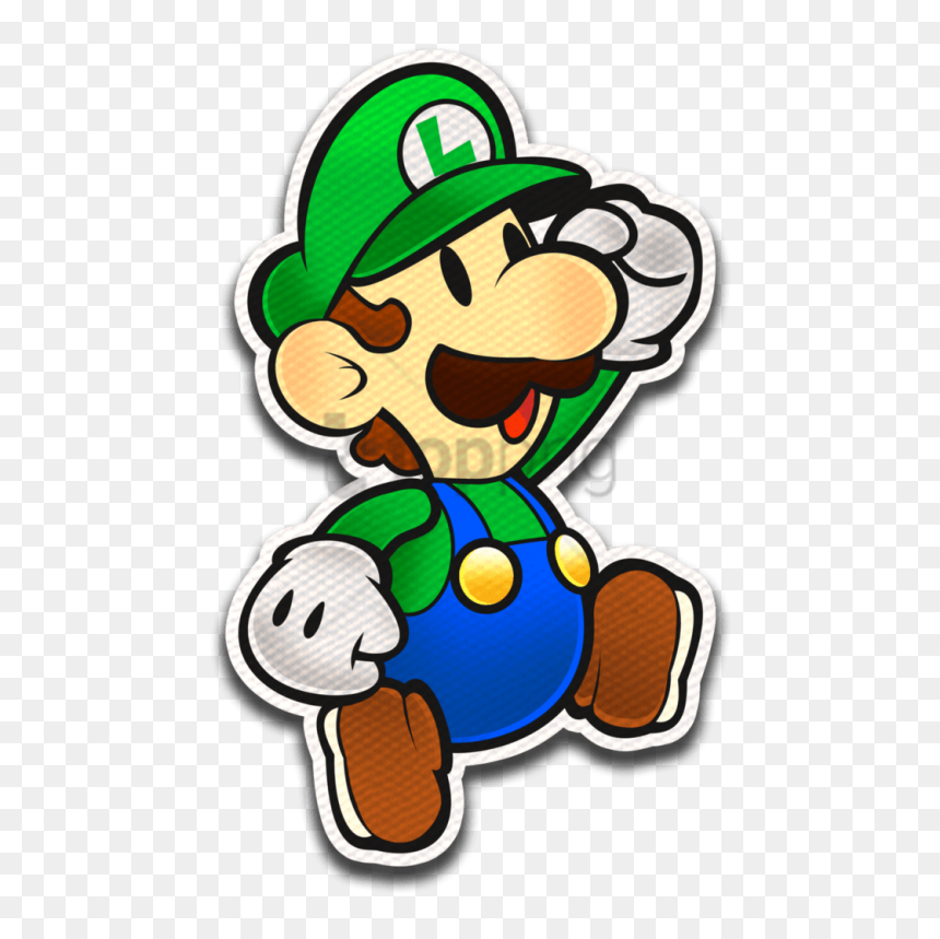 Free Png Paper Luigi Color Splash Png Image With Transparent - Paper Mario Color Splash Luigi, Png Download - splash of color png