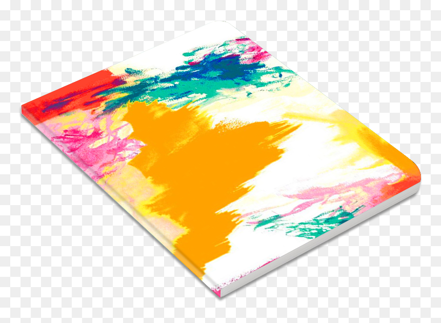 Color Splash Designer Notebook - Visual Arts, HD Png Download - splash of color png
