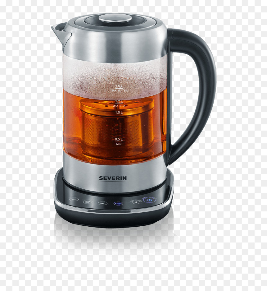 Severin Tea And Water Kettle - Czajnik Elektryczny Szklany Z Regulacją Temperatury, HD Png Download - kitchenware png
