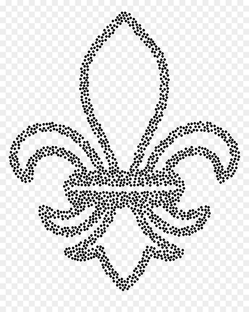 Transparent Fleur De Lis Png - Fleur De Lis Drawing Png, Png Download - white fleur de lis png