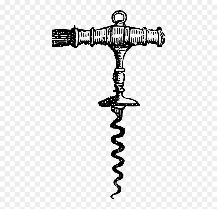 Weapon,cross,cold Weapon - Vintage Corkscrew Png, Transparent Png - kitchenware png