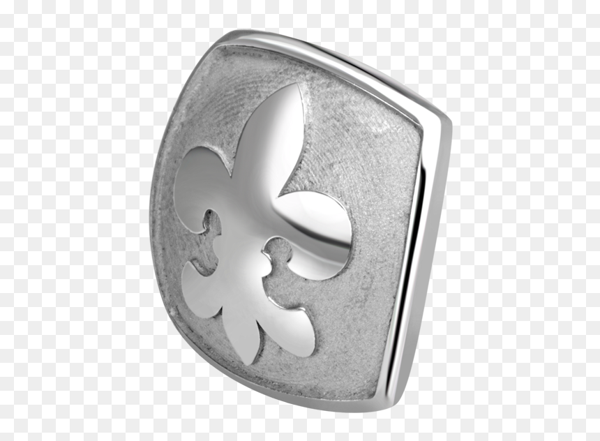 Square White Fleur De Lis Head, Preziose, Sevenfifty, - Ring, HD Png Download - white fleur de lis png