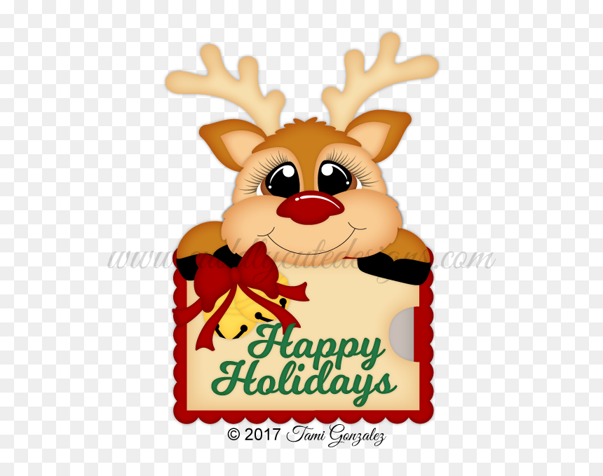 Christmas Day, HD Png Download - reindeer nose png