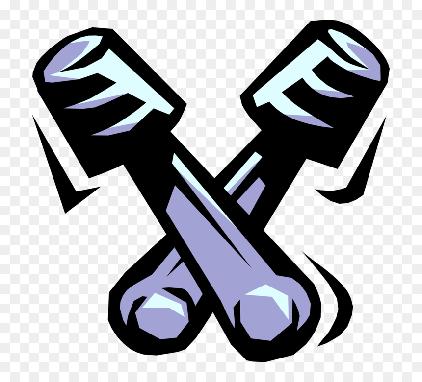 Vector Illustration Of Reciprocating Engine Pistons - Pistao Vetor Png, Transparent Png - pistons png