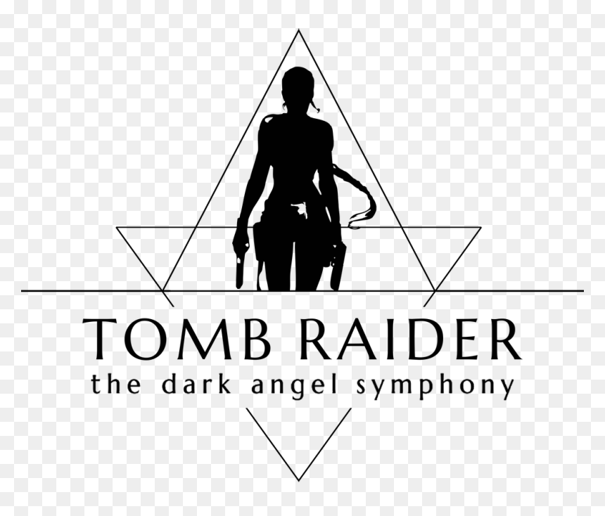 Tomb Raider Black And White, HD Png Download - dark angel png