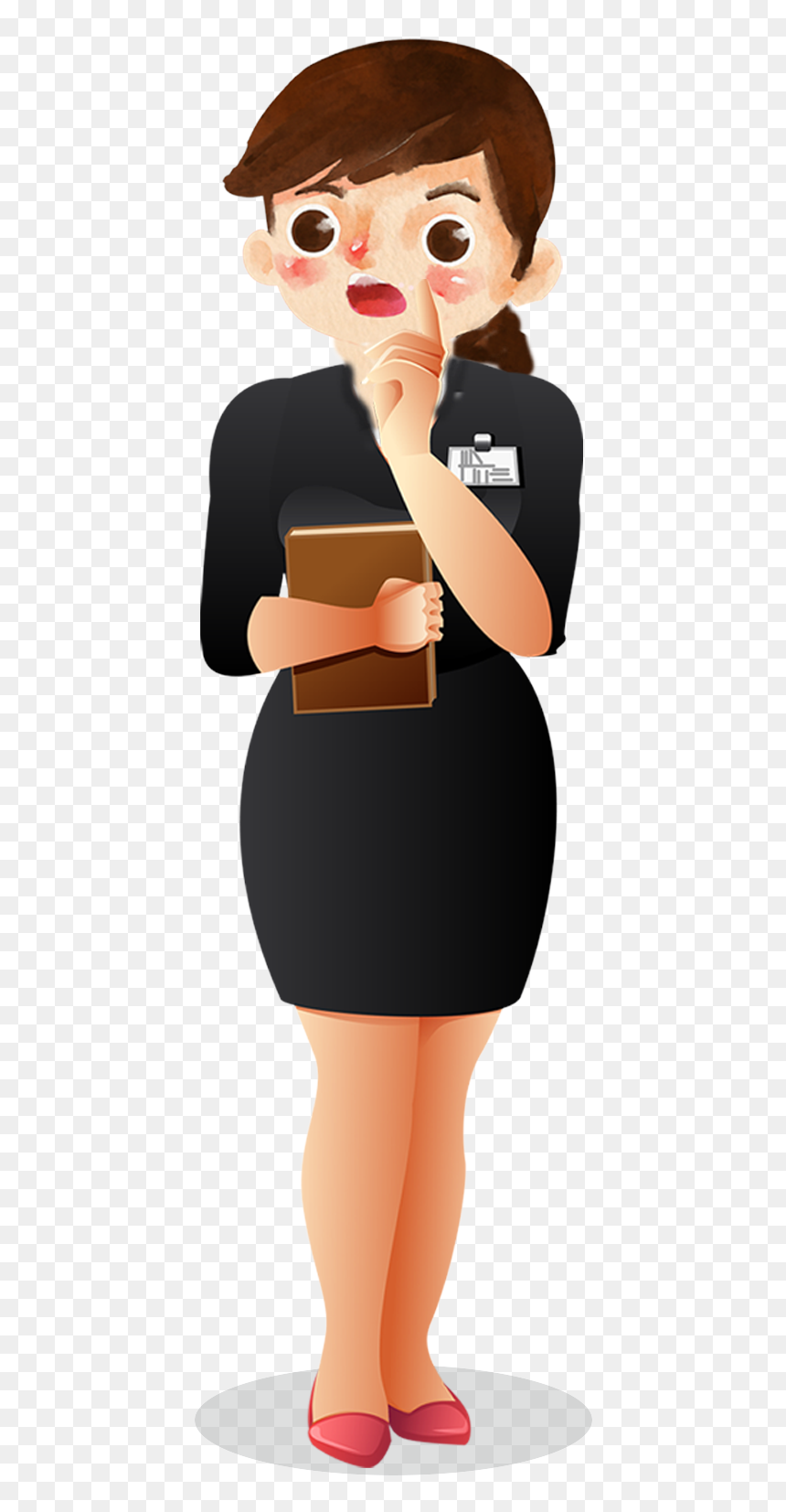 Transparent Flight Attendant Clipart - Female Salesman Png, Png Download - salesman png
